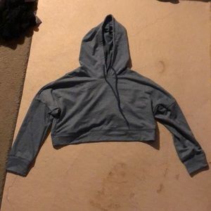 Long sleeve crop top from SHEIN, Color dusty blue size small.